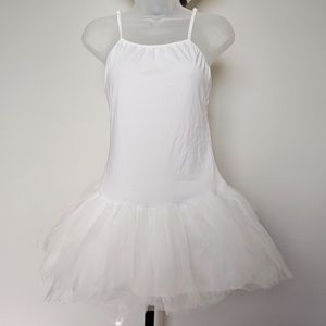 Fun Strechy Tutu Dress White for Adults - One Size